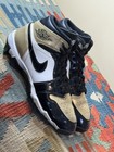 Nike Air Jordan 1 Mid    gold Toe    Size 5 5 Youth  gs  Football Cleats Hf6883-701
