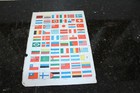 Vintage Atlas Page Flags Of The Nations Armed Forces Insignias 1947