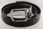 Montblanc Special Edition Black Color Men Leather Belt With 2 Buckles   Box