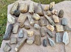 Amazing  39 Pc 20  Lot Of Petrified A Fossil Wood Nice Variety Colorful Detailed