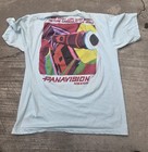 Vintage 80s 90s Panavision Movie Camera Tee Shirt Men Sz One Size Poly Cotton 