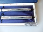 Nos Cross Century S350 Set Pen   Mechanical Pencil Set Lustrous Chrome Unused
