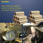 16pcs Trailer Leaf Spring Bushing Kit Shackle Bushings Bronze Axle Bushing Tools