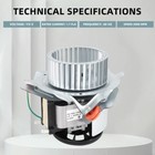 Replacement For Jakel J238-150-15215 Draft Inducer Blower Motor Hc21ze123a 115v