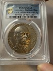 1928 Silver Karl Goetz Medal K  408 Count Von Zeppelin Pcgs Sp 63