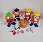 Mixed Lot Of Mr    Mrs  Potato Head Figures W accessories Pieces Parts Playskool