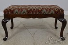 65096ec  George Iii Vintage Ottoman W  New Upholstery 