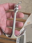 Boat Anchor  With Crossbar Chrome Finish Pirate Nautical Decor