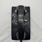 Vintage Bell System By Western Electric Black Wall Wired Rotary Telephone Ab 554