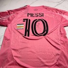 Lionel Messi Signed Autographed Miami Pink Jersey Coa  10