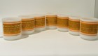 Set Of 7 Vintage Glassbake Orange   Green Retro Coffee Cup Mug White Milk Glass