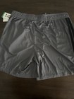 Adidas Men s Active Shorts Zip Pockets Gray 3 Stripe Xl Gym Ball