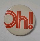 Ohrbach s Department Store Lapel Pin Vintage 1970 - 1980 Oh   Logo Rare Htf 