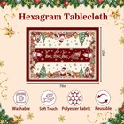 Christmas Tablecloth 52 X 70 Inch Snowman Winter Dining Table Decor