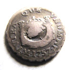 Jamaica Km1 3  gr  Countermark On A Peru Half Real 1757 About Vf For Type 