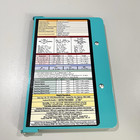 Nursing Clipboard  White Coat Clipboards Nursing Edition Teal Aluminum Euc