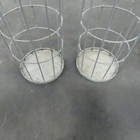 72  L X 6  Steel Dust Filter Bag Cage Lot Of 6