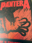 Authentic Red Foil Pantera Offical Show Poster Feb 10th 2024 Memphis Tn   25