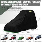 Waterproof Tractors Cover Fit Most Campact Tractor With Cabin And Front Loader  