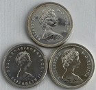 1974   1976   1978 Canada Silver Dollar Pl 3-coin Lot No Capsule Three 50   1