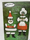 Vintage Mr Mrs Santa Christmas Holiday Craft Kit Mobile Leeward