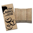 Wooden Tile Rune Set  poplar Wood  W  Green Velvet Bag New