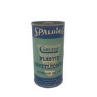 Vintage Spalding Carlton 3 Plastic Shuttlecocks Tin Container Made England U23