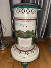 Vintage Perfection Smokeless Oil Heater Hand Painted Night Light Conversion Lamp
