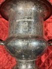 Vintage Oneida Silverplate Handle Trophy Champagne Wine Chiller Ice Bucket