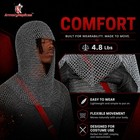 Medieval Steel Chainmail Coif Hood Knight Armor Larp Viking Renaissance Costume