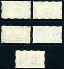 Italy 1925 Colony Eritrea Semipostals Scott  b5-7   9-10 Mnh T571