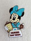 Disney Nurse s Day 2024  Nurse Minnie Mouse Lr Pin-free Shipping 
