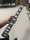 22 Fret Wenge Start Electric Guitar Neck White Block Inlay 25 5  For Fender St