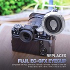 Jjc Ec-gfx Round Eyecup Eye Cup Fuji Replacement  Black 