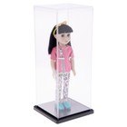 Expocase Plastic Folding Display Cover For Dolls 6 625  W X 6 625  D X 17 375  H