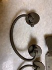 Antique Asian Chinese Bronze Copper Handles   Lock Latch Chest Box