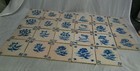 23 Antique Dutch Delft Mixed Lot Tiles 
