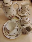 14 Pices  Porcelain Estate rosenthal selp Germany classic Rose Coffee Set For 3