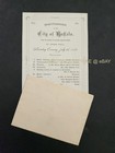 1882 Antique Semi-centennial Buffalo Ny Program Envelope Mayor Grover Cleveland