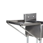24  X 24  304 Stainless Steel Detachable Drainboard Rust Resistant 18 Gauge