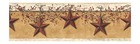5 Lot Folk Art Stars And Berries On Gold Sure Strip Wallpaper Border Hk4663bd