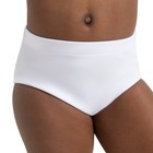 Capezio Girl s Team Basics Briefs For Dance Cheerleading In White   Size L 10-12