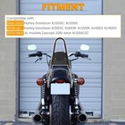 Detachable Sissy Bar Passenger Backrest Compatible With 2004-up Harley Sportster