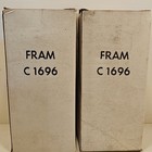 Lot Of 2 New Old Stock Fram C1696 Hydraulic Filters New In Box Made In Usa 
