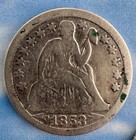 5 American Silver Dimes 1853 W Arrows  1907  1911  1918s   1948 Circulated