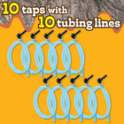Deluxe Maple Syrup Tree Tapping   Sugaring Starter Kit - 10 Taps   10 2 5ft Extr