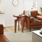 Midcentury Mango Wood  Plank-style End   Side Table Coffee Table For Living Room