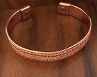 Pure Copper Magnetic Bracelet Arthritis Therapy Energy Cuff Bangle Chain Rope