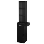 Beauty Salon Hair Styling Barber Station Cabinet Dressing W  Drawer Black