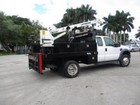 2009 Ford F450 Sd  4x4 Utility Service Crane Truck With Flat Bed